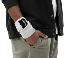 Load image into Gallery viewer, White Neck Gaiter with black logo