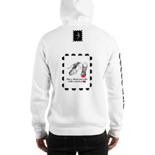 Load image into Gallery viewer, "Hot shoes" - pullover hoody - Life is black and white with a dash of red