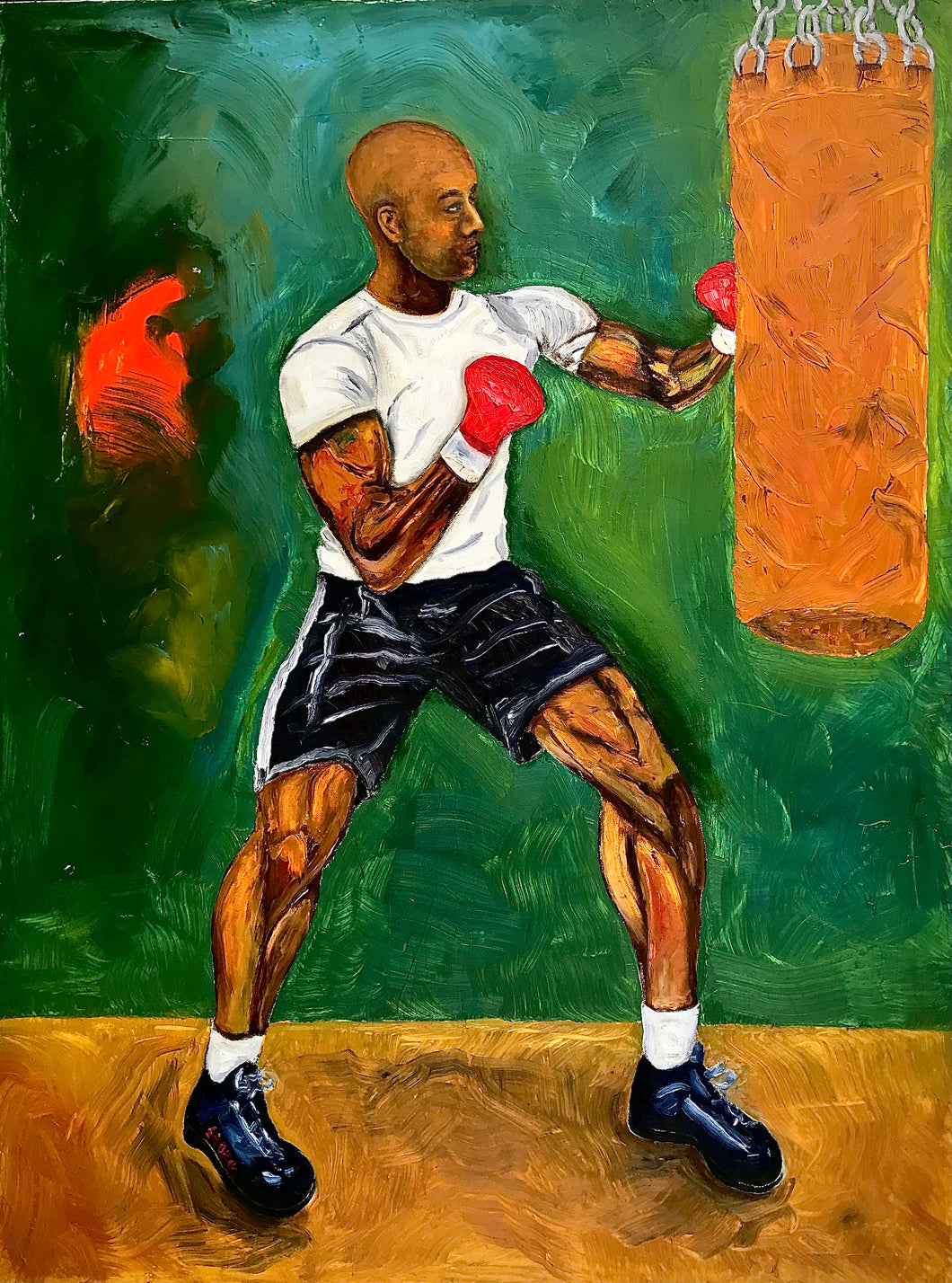 Boxer-Oil on canvas-30